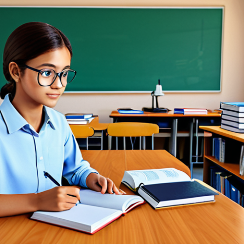 Foundation Phase**

A student at a desk, surrounded by textbooks and open notebooks, attentively watching a video lecture on environmental science. The room is bright and academic. The student is fully clothed in comfortable, modest attire suitable for studying. Safe for work. Professional illustration, perfect anatomy, correct proportions, natural pose, appropriate content, high quality.

**